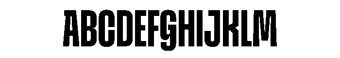SnugSharp CpctBold Instance Font UPPERCASE