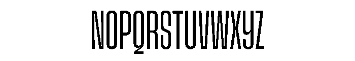 SnugSharp CpctLight Instance Font UPPERCASE