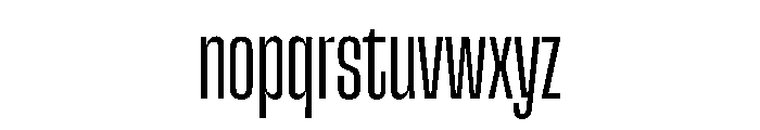 SnugSharp CpctLight Instance Font LOWERCASE