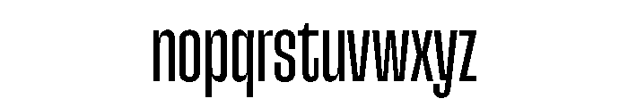 SnugSharp CpctNormal Instance Font LOWERCASE