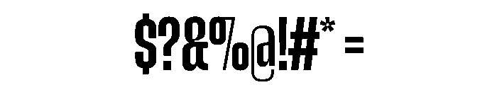 SnugSharp CpctSBold Instance Font OTHER CHARS