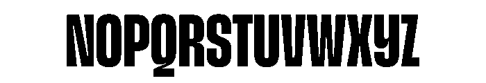 SnugSharp CpctXBold Instance Font UPPERCASE