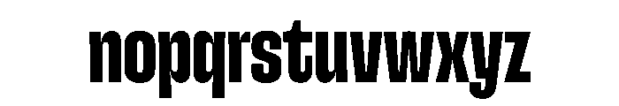 SnugSharp CpctXBold Instance Font LOWERCASE