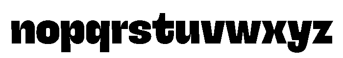 SnugSharp LBlack Instance Font LOWERCASE