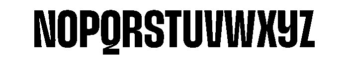 SnugSharp LBold Instance Font UPPERCASE