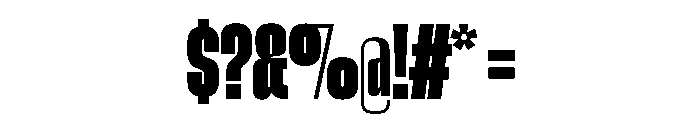 SnugSharp LCmpBlack Instance Font OTHER CHARS