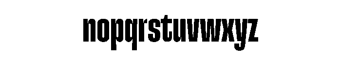 SnugSharp LCmpBold Instance Font LOWERCASE