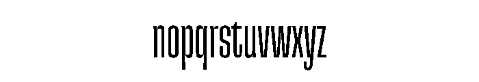 SnugSharp LCmpLight Instance Font LOWERCASE