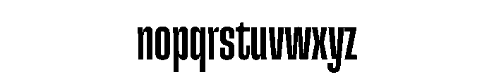 SnugSharp LCmpMedium Instance Font LOWERCASE