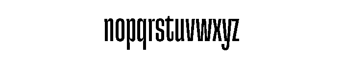 SnugSharp LCmpNormal Instance Font LOWERCASE