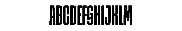 SnugSharp LCmpSBold Instance Font UPPERCASE