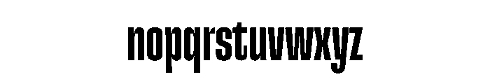 SnugSharp LCmpSBold Instance Font LOWERCASE