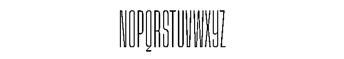SnugSharp LCmpThin Instance Font UPPERCASE