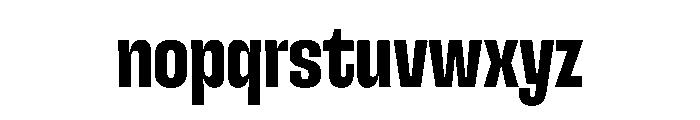 SnugSharp LCpctBold Instance Font LOWERCASE