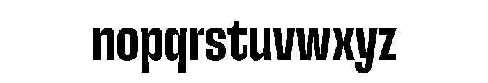 SnugSharp LCpctSBold Instance Font LOWERCASE