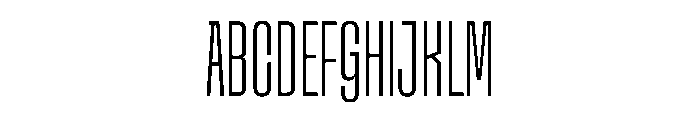 SnugSharp LCpctXLight Instance Font UPPERCASE