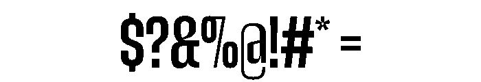 SnugSharp LMedium Instance Font OTHER CHARS