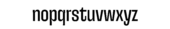 SnugSharp LNormal Instance Font LOWERCASE