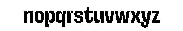 SnugSharp LSBold Instance Font LOWERCASE