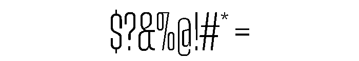 SnugSharp LXLight Instance Font OTHER CHARS