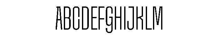 SnugSharp LXLight Instance Font UPPERCASE