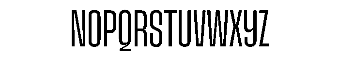 SnugSharp Light Instance Font UPPERCASE