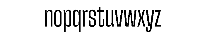 SnugSharp Light Instance Font LOWERCASE
