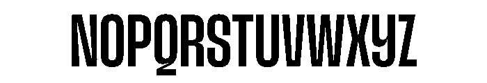 SnugSharp Medium Instance Font UPPERCASE