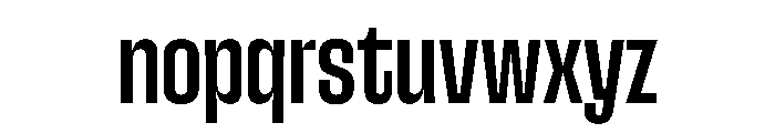 SnugSharp Medium Instance Font LOWERCASE