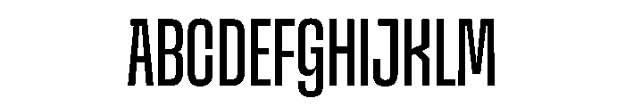 SnugSharp Normal Instance Font UPPERCASE