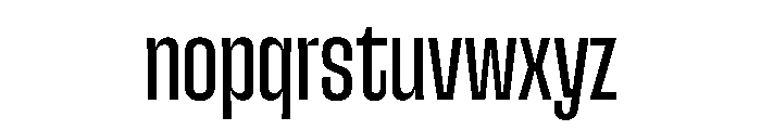 SnugSharp Normal Instance Font LOWERCASE