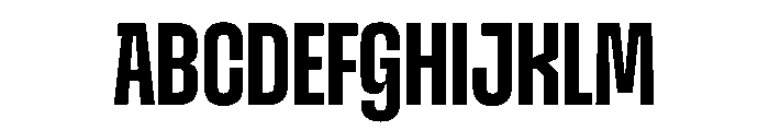 SnugSharp SBold Instance Font UPPERCASE