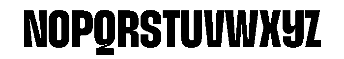 SnugSharp XBold Instance Font UPPERCASE