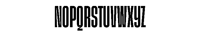 SnugSharpCompressed Medium Font UPPERCASE