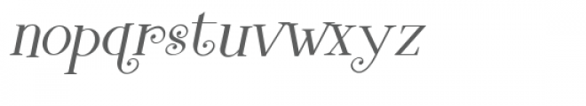 snf classy charm italics Font LOWERCASE