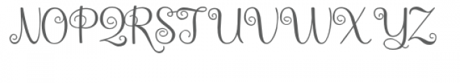 snf symphonious flourish Font UPPERCASE