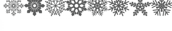 snowflake flurry dingbat font Font UPPERCASE