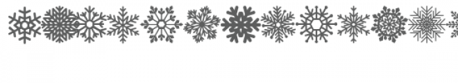 snowflake flurry dingbat font Font LOWERCASE