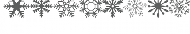 snowflakes dingbat font Font UPPERCASE