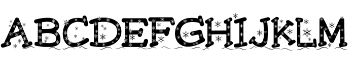 SnowedIn Font UPPERCASE