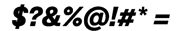 Sneak Black Italic Font OTHER CHARS