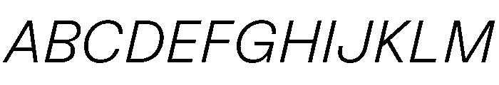Sneak Light Italic Font UPPERCASE