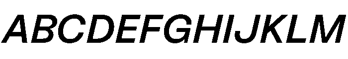 Sneak Medium Italic Font UPPERCASE