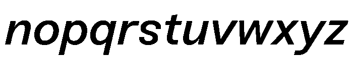 Sneak Medium Italic Font LOWERCASE