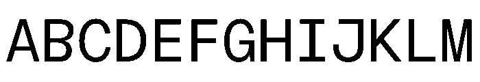Sneak Mono Font UPPERCASE
