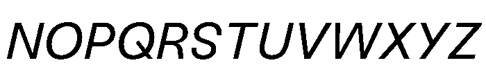 Sneak Regular Italic Font UPPERCASE
