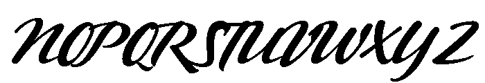 Sneaky Regular Font UPPERCASE