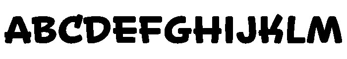Snicker Bold Font UPPERCASE