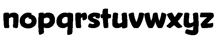 Snicker Bold Font LOWERCASE