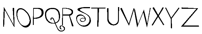 Sniplash Light Font LOWERCASE